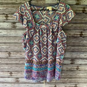 Meadow Rue‎ Women's Cap Sleeved Top Size US 14